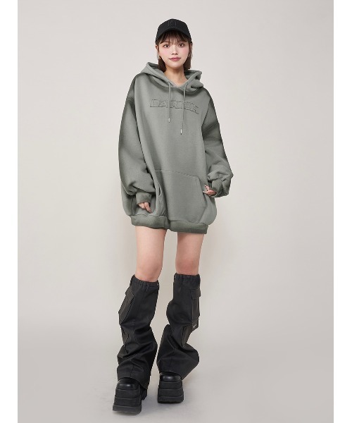 Darich ダーリッチ スプレーレースアップフーディ KHA カーキ 緑