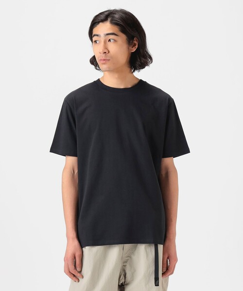 B:MING by BEAMS(ビーミングバイビームス)の「コットン天竺 ベーシック クルーネック Tシャツ(Tシャツ/カットソー・メンズ・オフホワイト/ブラック/ネイビー・SMALL/X-LARGE/LARGE/MEDIUM)」の3枚目の写真