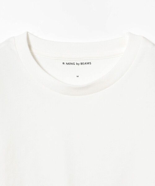 B:MING by BEAMS(ビーミングバイビームス)の「コットン天竺 ベーシック クルーネック Tシャツ(Tシャツ/カットソー・メンズ・オフホワイト/ブラック/ネイビー・SMALL/X-LARGE/LARGE/MEDIUM)」の18枚目の写真