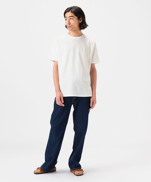 B:MING by BEAMS(ビーミングバイビームス)の「コットン天竺 ベーシック クルーネック Tシャツ(Tシャツ/カットソー・メンズ・オフホワイト/ブラック/ネイビー・SMALL/X-LARGE/LARGE/MEDIUM)」の12枚目の写真