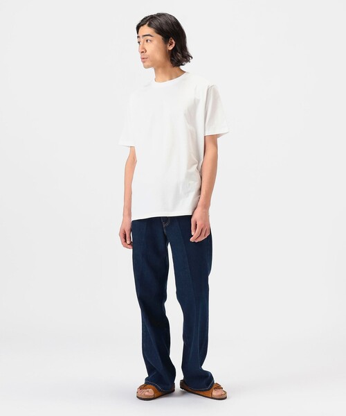 B:MING by BEAMS(ビーミングバイビームス)の「コットン天竺 ベーシック クルーネック Tシャツ(Tシャツ/カットソー・メンズ・オフホワイト/ブラック/ネイビー・SMALL/X-LARGE/LARGE/MEDIUM)」の11枚目の写真