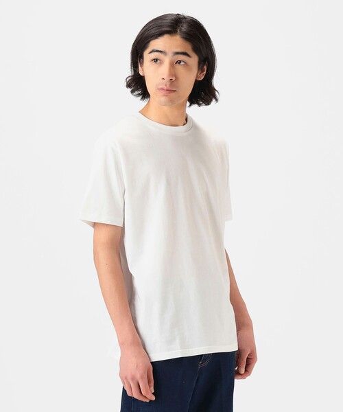 B:MING by BEAMS(ビーミングバイビームス)の「コットン天竺 ベーシック クルーネック Tシャツ(Tシャツ/カットソー・メンズ・オフホワイト/ブラック/ネイビー・SMALL/X-LARGE/LARGE/MEDIUM)」の9枚目の写真