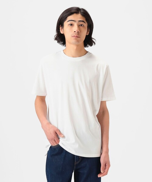 B:MING by BEAMS(ビーミングバイビームス)の「ベーシック クルーネック Tシャツ(Tシャツ/カットソー・メンズ・オフホワイト/ブラック/ネイビー・SMALL/X-LARGE/LARGE/MEDIUM)」の4枚目の写真