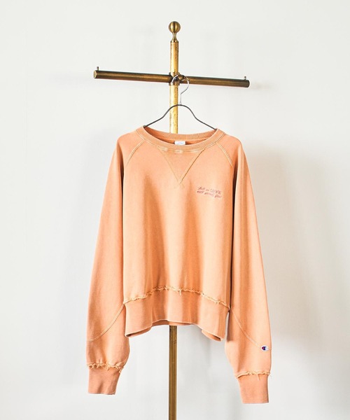 ROSE BUD×Champion HEAVY WASH SWEAT セール】【Champion別注】ROSE BUD×Champion HEAVY WASH SWEAT