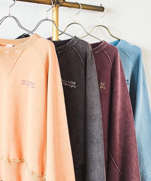 セール】【Champion別注】ROSE BUD×Champion HEAVY WASH SWEAT