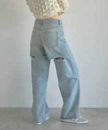 MINERTE（ミネルテ）の「【MINERTE】back damaged denim pants / バックダメージデニムパンツ（デニムパンツ）」