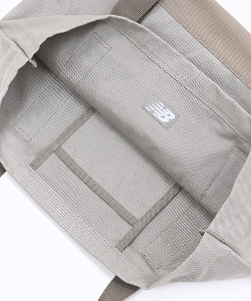 NEW BALANCE（ニューバランス）の「Canvas トート（トートバッグ・メンズ・ブラック/ブルー/グレイッシュベージュ・ONE SIZE）」の6枚目の写真