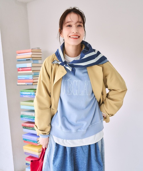 studio CLIP（スタディオクリップ）の「【撥水】ミドルトレンチコート[プチサイズあり]（トレンチコート・レディース・ネイビー/ベージュ/キャメル・FREE/PF）」の8枚目の写真