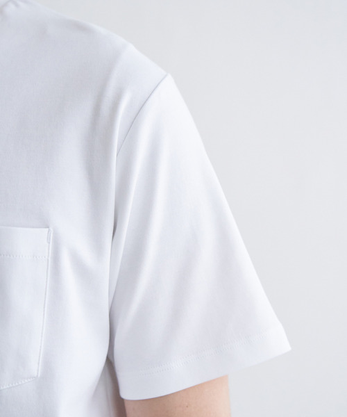 IKKA LOUNGE(イッカラウンジ)の「ポンチクルーネックジャケットTシャツ(Tシャツ/カットソー・メンズ・ライトグレー/ホワイト・XL/L/M/S)」の13枚目の写真