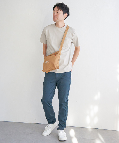 IKKA LOUNGE(イッカラウンジ)の「ポンチクルーネックジャケットTシャツ(Tシャツ/カットソー・メンズ・ライトグレー/ホワイト・XL/L/M/S)」の5枚目の写真