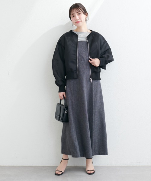 natural couture(ナチュラルクチュール)の「肩フリルフレアワンピース(ワンピース・レディース・ブラック系その他/グレー系その他/ブラウン系その他・FREE)」の22枚目の写真
