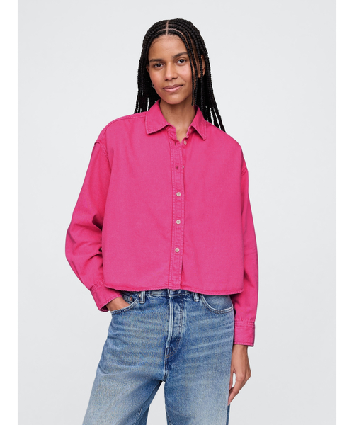アルページュストーリー　デニム　シャツ　ピンク アルページュストーリー デニム シャツ ピンク デニムシャツ（シャツ