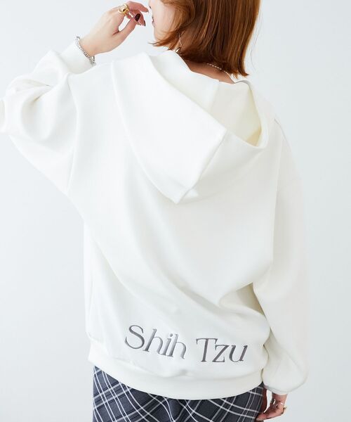 MAJESTIC LEGON（マジェスティックレゴン）の「SZKコラボ ゆるパーカー（パーカー・レディース・ベージュ/オフホワイト/グレー・MEDIUM）」の20枚目の写真