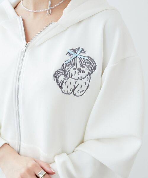 MAJESTIC LEGON（マジェスティックレゴン）の「SZKコラボ ゆるパーカー（パーカー・レディース・ベージュ/オフホワイト/グレー・MEDIUM）」の21枚目の写真