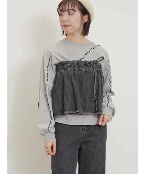 Samansa Mos2（サマンサ モスモス）の「スカートセットデニムパンツ（その他パンツ・レディース・ブラック/ブルー・F）」の16枚目の写真