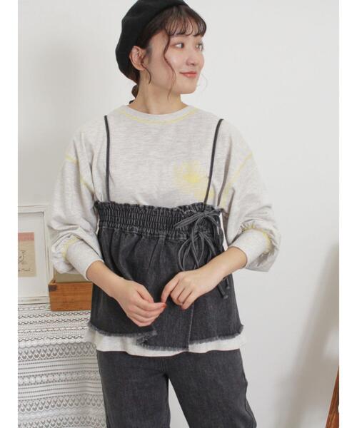 Samansa Mos2（サマンサ モスモス）の「スカートセットデニムパンツ（その他パンツ・レディース・ブラック/ブルー・F）」の17枚目の写真