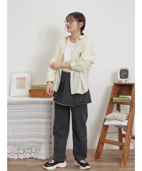 Samansa Mos2（サマンサ モスモス）の「スカートセットデニムパンツ（その他パンツ・レディース・ブラック/ブルー・F）」の22枚目の写真