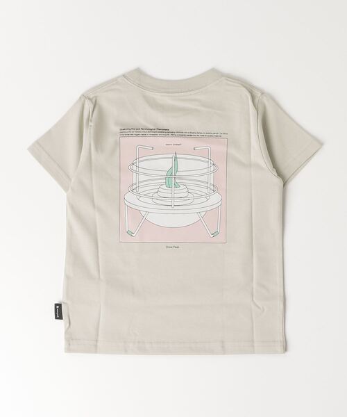 Snow Peak（スノーピーク）の「Kids Warm Oneself T-Shirt キッズ 子供服 Tシャツ（Tシャツ/カットソー・キッズ・ブラック/ワインレッド/ベージュ・125cm/95cm/110cm/140cm）」の5枚目の写真