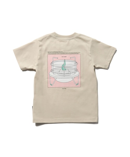 Snow Peak（スノーピーク）の「Kids Warm Oneself T-Shirt キッズ 子供服 Tシャツ（Tシャツ/カットソー・キッズ・ブラック/ワインレッド/ベージュ・125cm/95cm/110cm/140cm）」の3枚目の写真