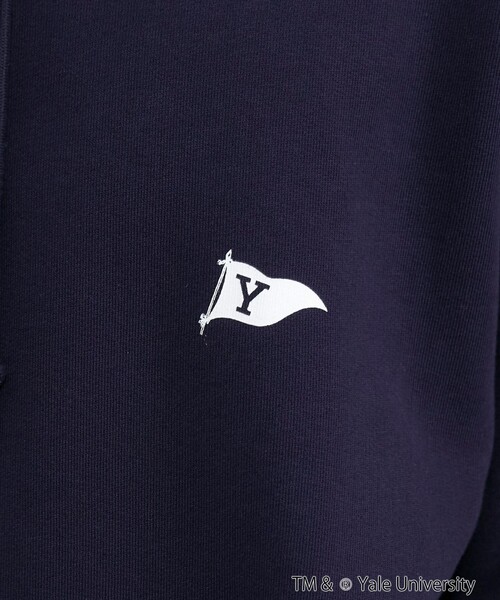 coen（コーエン）の「YALE別注 半袖スウェットパーカー（パーカー・メンズ・ホワイト/ネイビー/コバルトブルー・M/L/XL）」の18枚目の写真