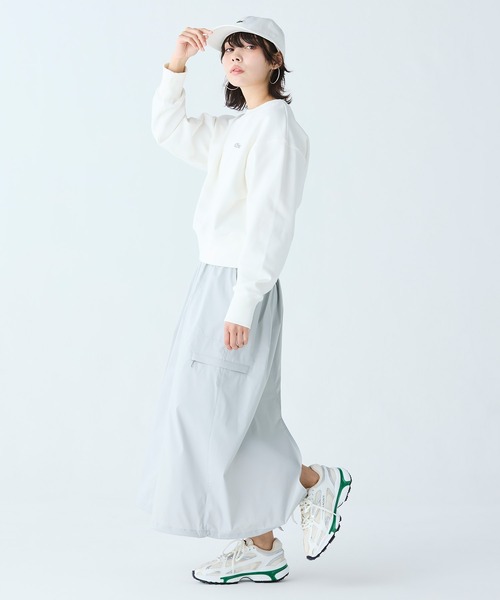 LACOSTE(ラコステ)の「ドローストリング入り バルーンスカート(スカート・レディース・ライトグレー/ブラック・36/38/40/34)」の21枚目の写真