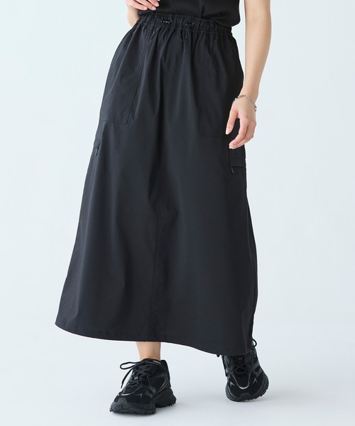 LACOSTE(ラコステ)の「ドローストリング入り バルーンスカート(スカート・レディース・ライトグレー/ブラック・36/38/40/34)」の3枚目の写真