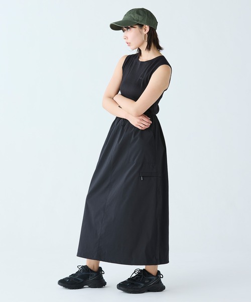 LACOSTE(ラコステ)の「ドローストリング入り バルーンスカート(スカート・レディース・ライトグレー/ブラック・36/38/40/34)」の8枚目の写真