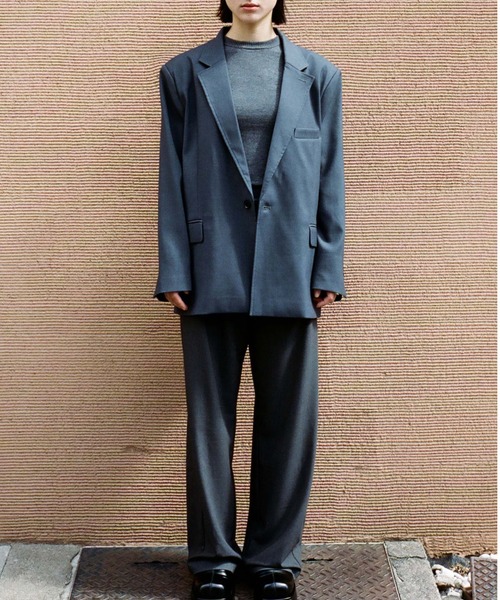 Studio Doe Single-Breasted Wide Blazer