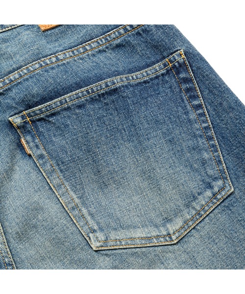 CALEE（キャリー）の「VINTAGE REPRODUCT TAPERED DENIM PANTS ＜USED＞（デニムパンツ・メンズ・インディゴブルー・32inch/34inch）」の8枚目の写真