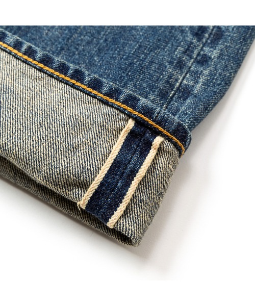 CALEE（キャリー）の「VINTAGE REPRODUCT TAPERED DENIM PANTS ＜USED＞（デニムパンツ・メンズ・インディゴブルー・32inch/34inch）」の10枚目の写真