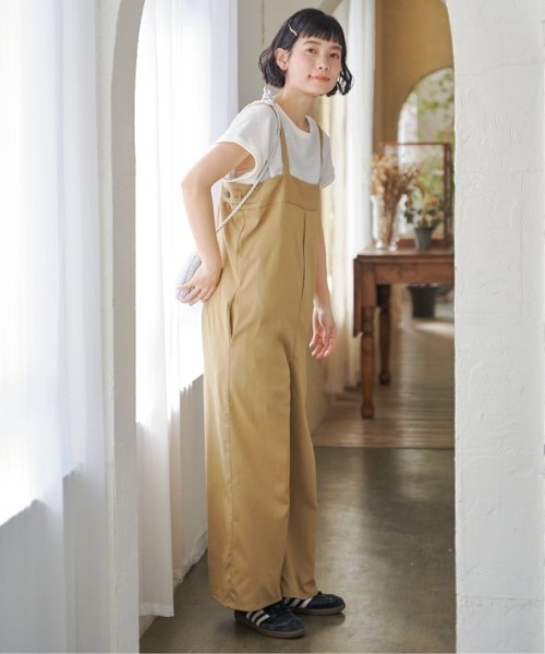 LBC（エルビーシー）の「ベアトップサロペット（サロペット/オーバーオール・レディース・ブラック/ベージュ・M）」の19枚目の写真