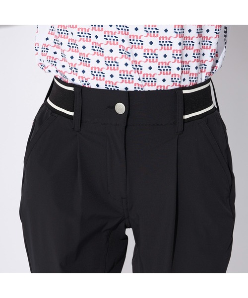 marie claire(マリ・クレール)の「marie claire GOLF/マリクレール ゴルフ ゴルフウェア 撥水 8WAYストレッチ 軽量 タック入り テーパードパンツ ロングパンツ(その他パンツ・レディース・ホワイト/ブラック・LL/M/L)」の15枚目の写真