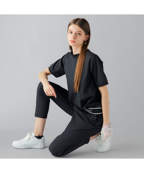 marie claire(マリ・クレール)の「marie claire GOLF/マリクレール ゴルフ ゴルフウェア 撥水 8WAYストレッチ 軽量 タック入り テーパードパンツ ロングパンツ(その他パンツ・レディース・ホワイト/ブラック・LL/M/L)」の20枚目の写真