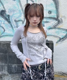 XU | 【XU】tie set cross wing long sleeve tee(Tシャツ/カットソー)