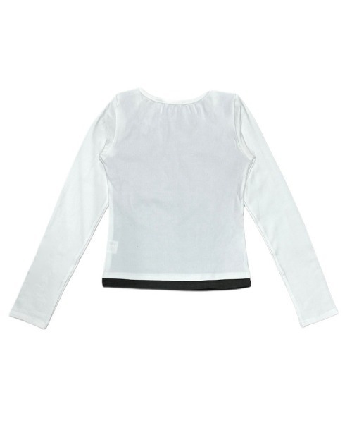セール】【XU】tie set cross wing long sleeve tee（Tシャツ