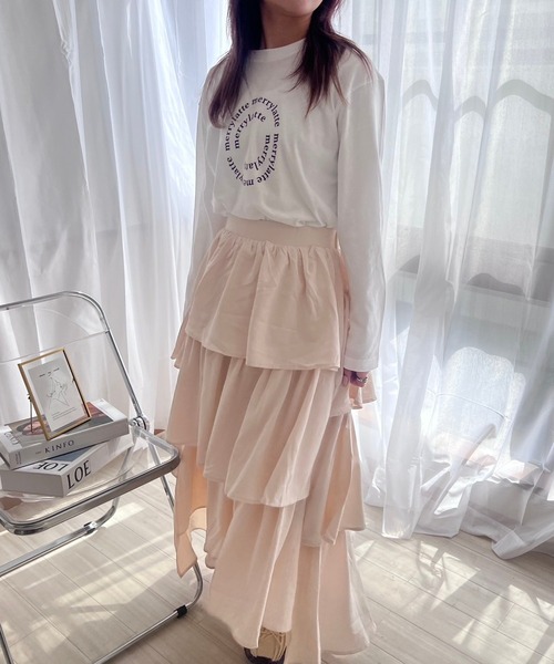 merrylatte(メリーラテ)の「ベーシックロゴロンT/長袖Tシャツ(Tシャツ/カットソー・レディース・B/A・MEDIUM)」の8枚目の写真