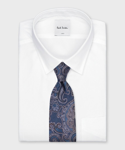 Paul Smith（ポールスミス）の「ペイズリー タイ【150094 552MT】（ネクタイ・メンズ・ネイビー/マルーン/イエローゴールド・FREE）」の5枚目の写真