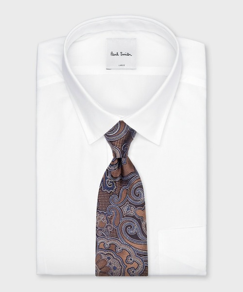 Paul Smith（ポールスミス）の「ペイズリー タイ【150094 552MT】（ネクタイ・メンズ・ネイビー/マルーン/イエローゴールド・FREE）」の9枚目の写真