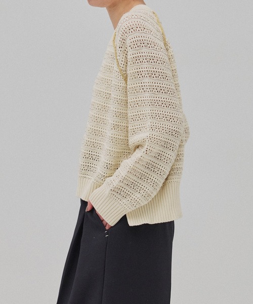 セール】カラーミックスメッシュニット（ニット/セーター）｜PUBLIC