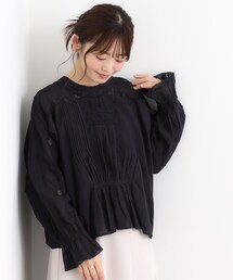 【前後2WAY/羽織に使える】 リバーレースブラウス