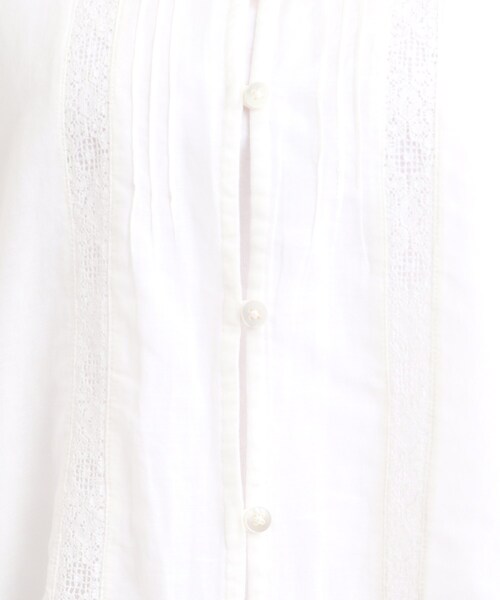 LAURA ASHLEY(ローラアシュレイ)の「【前後2WAY/羽織に使える】 リバーレースブラウス(シャツ/ブラウス・レディース・ブラック/オフホワイト・38)」の9枚目の写真