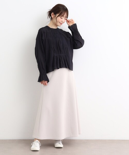 LAURA ASHLEY(ローラアシュレイ)の「【前後2WAY/羽織に使える】 リバーレースブラウス(シャツ/ブラウス・レディース・ブラック/オフホワイト・38)」の14枚目の写真