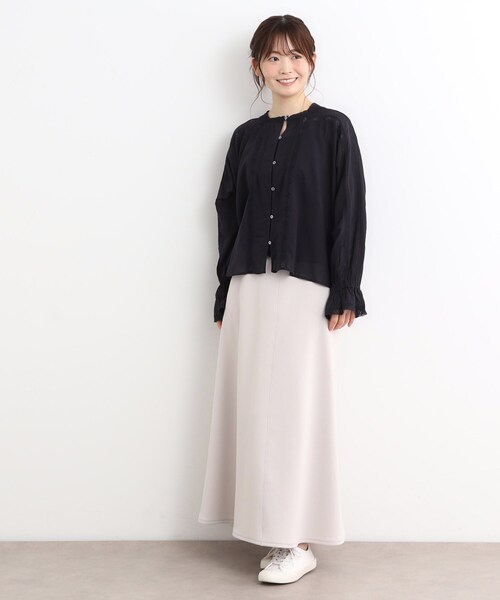 LAURA ASHLEY(ローラアシュレイ)の「【前後2WAY/羽織に使える】 リバーレースブラウス(シャツ/ブラウス・レディース・ブラック/オフホワイト・38)」の15枚目の写真