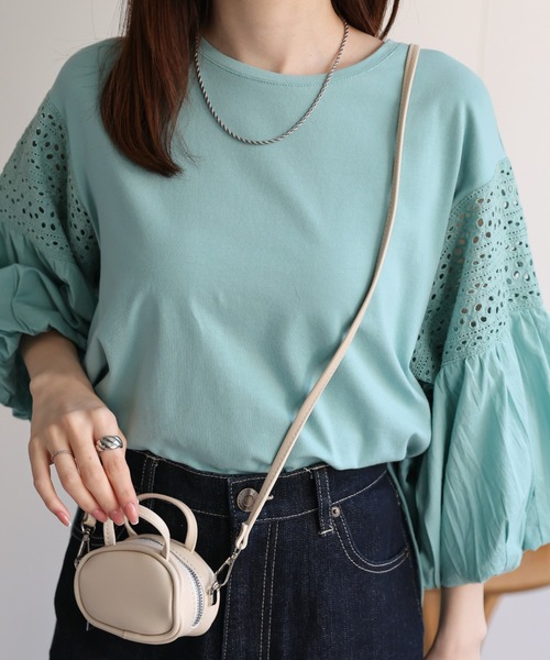 sakishimatokyo（サキシマトーキョー）の「ミニバッグ付きスクエアショルダーバッグ（ショルダーバッグ・レディース・オフホワイト/ブラック/ブラウン/キャメル・FREE）」の12枚目の写真