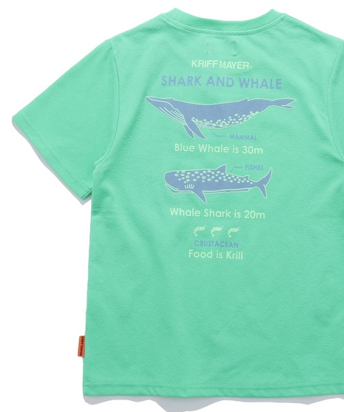 KRIFF MAYER Kid's Collection(クリフメイヤーキッズコレクション)の「【接触冷感】涼タッチシャリT(最大対決)(Tシャツ/カットソー・キッズ・ネイビー/ミント/イエロー/グレイッシュベージュ・170/160/150/140/130/120)」の3枚目の写真