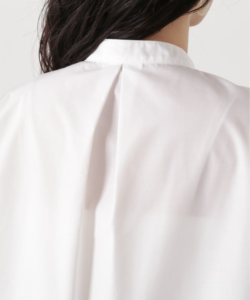 N.（N. Natural Beauty Basic）（エヌエヌナチュラルビューティーベーシック）の「バルーンペプラムブラウス（シャツ/ブラウス・レディース・ネイビー/オフホワイト/ブルー・MEDIUM）」の16枚目の写真