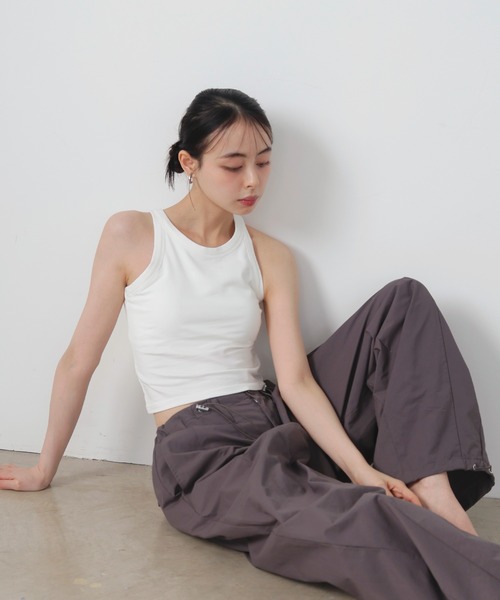 試着のみ★スリア スミクロ エリーヌタンク カップつき M ヴリクシャブラ | オンラインショップsuria