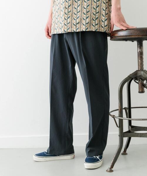 ITEMS URBANRESEARCH（アイテムズ アーバンリサーチ）の「『セットアップ対応』ヨウリュウ1-tuckテーパードパンツ（その他パンツ・メンズ・ブラウン/ネイビー/ブラック・MEDIUM/LARGE）」の21枚目の写真