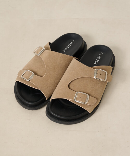 DISCOAT（ディスコート）の「【ユニセックス/サッと履ける♪】フットベットベルトサンダル（サンダル・レディース・ベージュ/ブラック・24.5cm/26cm/27cm/23.5cm）」の17枚目の写真