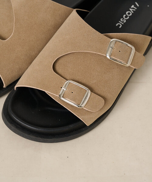 DISCOAT（ディスコート）の「【ユニセックス/サッと履ける♪】フットベットベルトサンダル（サンダル・レディース・ベージュ/ブラック・24.5cm/26cm/27cm/23.5cm）」の22枚目の写真